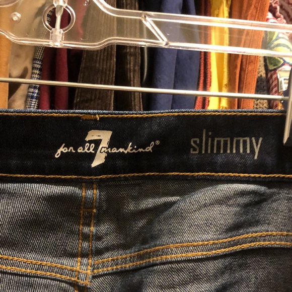 NWOT Mens size 36 7 for all mankind slimmy jeans - Picture 7 of 11